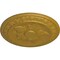Ekena Millwork Exeter Ceiling Medallion (Fits Canopies up to 3 1/8"), 17 3/4"OD x 1 1/8"P, Pharaohs Gold CM17EXPGS - alternate 2
